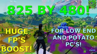 The BEST STRETCH RESOLUTION In Fortnite Chapter 2 Season 8 For LOW IN PC [upl. by Donovan]