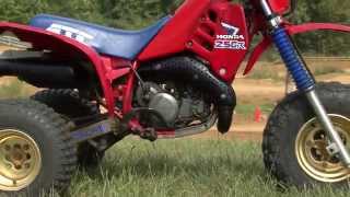 19851986 Honda ATC250R Classics Test [upl. by Naiva589]