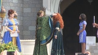 Full Princess Merida coronation ceremony at Disneys Magic Kingdom  11 princesses gather [upl. by Josefa442]