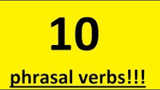 10 Common Phrasal Verbs Afsomali Kubaro [upl. by Elohcim]