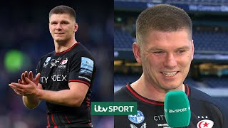 Owen Farrell reacts as Saracens thrash Harlequins  ITV Sport [upl. by Harp]