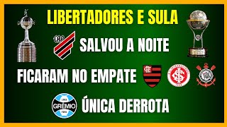 ATHLETICO salvou a NOITE  Só o GRÊMIO perdeu  CORINTHIANS FLAMENGO e INTER ficaram no empate [upl. by Nyrahtak]