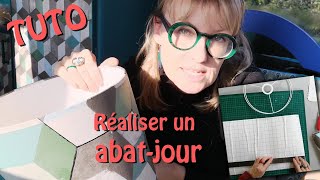 TUTO DIY  Comment réaliser un abatjour  Quel matériel  liens en dessous 👇 [upl. by Yonita]