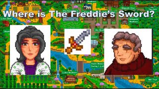 Where is Freddies Sword in Ridgeside Village  Stardew Valley [upl. by Ranzini]