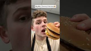 Eating a Big Mac that I made in McDonald’s Kitchen [upl. by Boylston522]