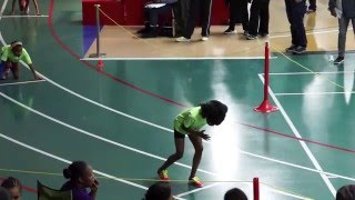 Jayla Johnson 200m Elementary A Division Colgate Games 1172016 [upl. by Ed]