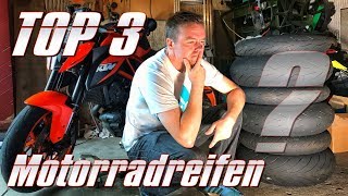 Meine persönlichen TOP 3 Motorradreifen 20162017  KurvenradiusTV [upl. by Croydon]