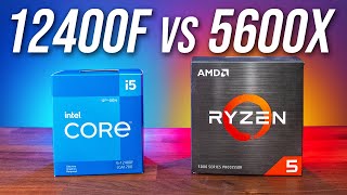 Intel i512400F vs AMD Ryzen 5 5600X  Best 6 Core CPU [upl. by Intosh]