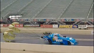 Jack Beckman’s 1st test pass  John Force [upl. by Einnel]