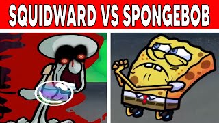 FNF  Squidward vs Spongebob Full Week Squidward Tricky MODHARD FNF Mods [upl. by Neerehs554]