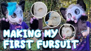 Making my first fursuit how to make a fursuit [upl. by Knoll]