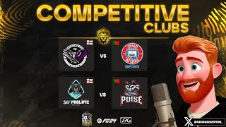 FC24 Clubs  VPG Esports Premier  FlowUp vs Poise  Thunder AUK vs Falcons [upl. by Kissner]