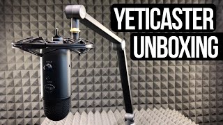 Yeticaster Unboxing 2020  Yeti USB MicrophoneCompass Premium Boom ArmRadius III Custom Shockmount [upl. by Ayadahs]