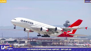 🔴LIVE Los Angeles International Airport  LAX LIVE  LAX Plane Spotting [upl. by Bonita]