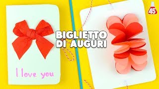 Biglietto di auguri per San Valentino fai da te  DIY Pop up card [upl. by Ahseekat]