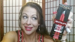 LOreal RevitaLift Miracle Blur Instant Eye Smoother Review and Demo [upl. by Fantasia]