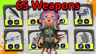 One Game With Every Weapon Splatoon 3 [upl. by Akima]