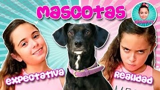 🐶 EXPECTATIVA vs REALIDAD de tener MASCOTAS 🐹 FOTOS con tu PERRO JUGUETES TRUCOS [upl. by Nirmak]