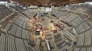 Watch the MSG renovation in 60 seconds [upl. by Nalyk484]