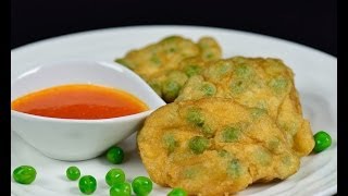 Tortitas de Chícharos con Salsa de Jitomate  Receta de Cocina [upl. by Xineohp]