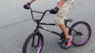 How to do a Wheelie Bmx [upl. by Nylodnarb]