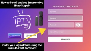 How to download and use IPTV Smarters Pro on Firestick  Easy steps 2024 [upl. by Hluchy]