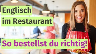 Essen im Restaurant auf Englisch bestellen Dein Komplettkurs [upl. by Ahsile632]