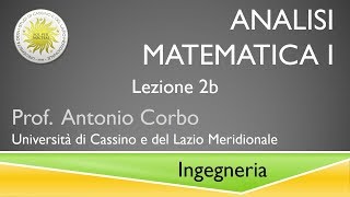 Analisi Matematica I Lezione 2b [upl. by Ackley]