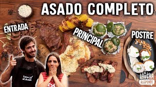 Increíble Asado Completo de Entrada Plato y Postre  El Laucha Responde ft Paulina Cocina [upl. by Ahgem]