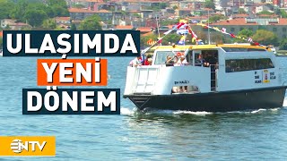 İstanbul Ulaşımında Yeni Dönem Deniz Dolmuşları Seferlerine Başlıyor  NTV [upl. by Adnalu265]