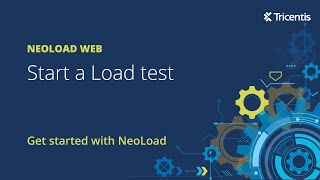 Start a Load Test in NeoLoad [upl. by Yralih]