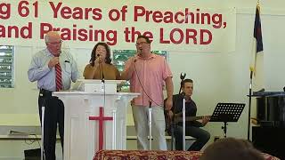 Dagenhart Family singing at Taylorsville Baptist Camp Meeting June 21 2024 [upl. by Enneiviv]