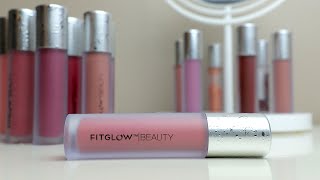 FITGLOW BEAUTY  Lip Color Serum  revue amp swatchs [upl. by Gloriane]