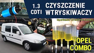 Opel Combo 13 cdti czyszczenie wtryskiwaczy Diesel [upl. by Barclay]