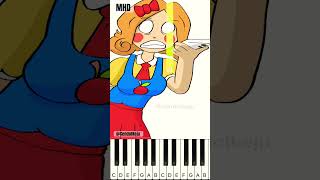 Miss delight  Waka Waka eh eh  Poppy Playtime 3 cendolkeju  Piano Tutorial [upl. by Alolomo769]