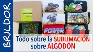 Todo sobre la SUBLIMACIÓN sobre ALGODÓN parte 1 [upl. by Notyep]