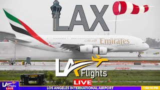 🔴LIVE 💨WINDY at LAX  LAX LIVE  LAX Plane Spotting [upl. by Aihcsrop]