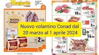 Nuovo volantino Conad dal 20 marzo al 1 aprile 2024nuovo volantino Conad offerte [upl. by Damour874]