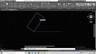 AUTOCAD 2024 PARA PRINCIPIANTES COMANDO GIRAR CON REFERENCIA Y COMANDO SIMETRÍAMIRROR [upl. by Sherry172]