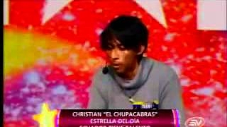 Ecuador tiene talento Christian el chupacabra [upl. by Holcman866]