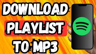 How To Download Spotify Playlist To Mp3 [upl. by Leigha]