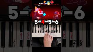 FNF Defeat Black Imposter Piano Tutorial shorts [upl. by Ambrogino]