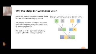 MERGE SORT USING LINKED LIST [upl. by Maria]