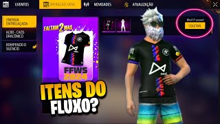 URGENTE CAMISA DO FLUXO PARA TODOS EMOTE VAPO CS RANK E PASSE OUTUBRO  NOVIDADES FREE FIRE [upl. by Airdnaid]