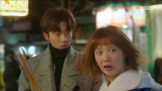 Weightlifting Fairy Kim Bok Ju 역도요정 김복주 ep08 Sungkyung and Joohyuk have a street date20161208 [upl. by Einnahc]