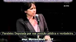 Deputada católica Myrian Rios RJ discursa contra a PEC 232007 uma espécie de PL 122 do Rio [upl. by Gibrian]