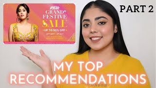 PART 2 Nykaa Diwali Dhamaka Sale Top Recommendations Lipsticks Makeup Skin Hair Care Zohainsight [upl. by Enelehs]