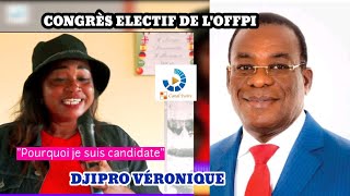 Précampagne AG Elective OFFPI  Véronique Djipro lance veut redynamiser les femmes du parti [upl. by Milt]