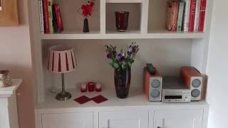 DIY FittedBuiltin Alcove UnitCabinetCupboardBookshelves in MDF [upl. by Ribal]