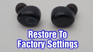 Kurdene S8 Wireless Earbuds – How To Restore To Factory Settings [upl. by Leaw480]